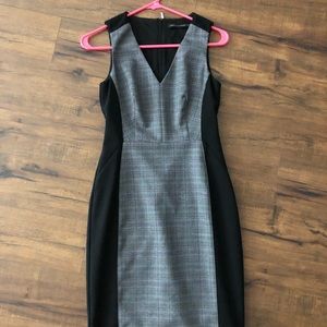 White House Black market sheath dress 0 grey